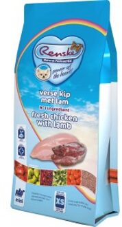 Renske Adult Mini Kip & Lam Graanvrij - Hondenvoer -2 kg