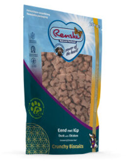 Renske Crunchy Biscuits eend met kip hondensnack 200 g