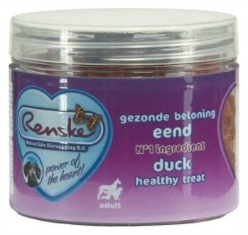 Renske Gezonde Beloning eend snackhartjes hond 300 g