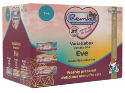 Renske Variatiebox Eve paté kattenvoer (30x70g) 2 trays (60 x 70 g)
