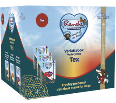 Renske Vers Bereid Variatiebox Tex hondenvoer (30x185g) 2 trays (30 x 185 g)