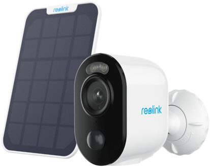 Reolink Argus-serie B310 met zonnepaneel, 3MP draadloze beveiligingscamera voor binnen en buiten IP-camera accessoire Zwart