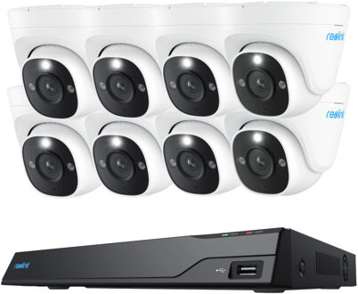 Reolink NVS16-12MD8, slimme 12 MP PoE Beveiligingscamera