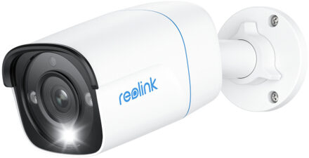 Reolink P330 4K 8MP UHD PoE-beveiligingscamera voor buiten, tweewegaudio en nachtzicht IP-camera Wit