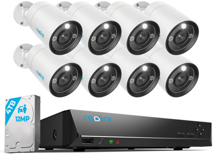 Reolink RLK16-1200B8-A 2.8MM beveiligingsset Beveiligingscamera