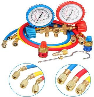 Repair Tools Lightweight Maintenance Portable Refrigeration Household 2 Way Car Test Manifold Gauges Set Air Conditioning