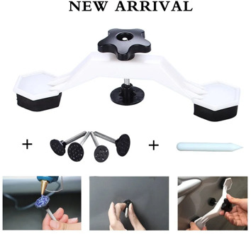 Repair Tools Pops a Dent Bridge Dent Puller Kit with Hot Melt Glue Gun Glue Sticks for Car Body Dent Repair