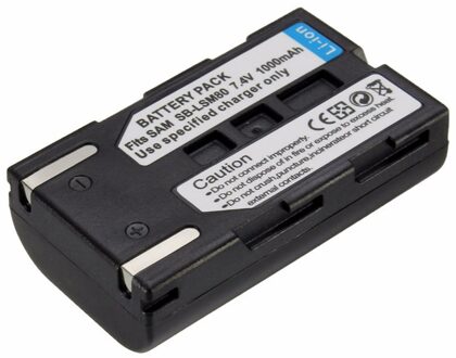 Repalcement camera batterij sb-lsm80 sb lsm80 sblsm80 oplaadbare camera batterij voor samsung vp-dc175 vp-dc565 vp-dc575 sc-d357