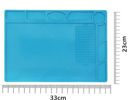 Reparatie Pad Isolatie Hittebestendige Siliconen Soldeerstation Gereedschap Bga Warmte Solderen Mat Esd Mat Onderhoud Platform