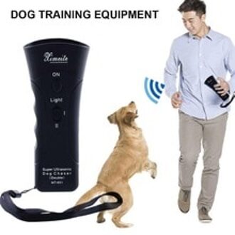 Repeller Ultrasone Draagbare Chaser Led Hond Zaklamp Dog Training Apparaat Trainers Trainers Effectief Behuizing Agressieve