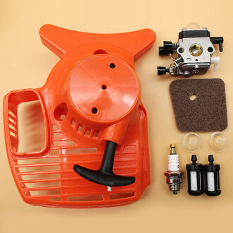 Repeteerstarter Carburateur Luchtfilter Kit Voor STIHL FS55 FS46 FS45 FS38 FC55 HL45 KM55 FS 55 Trimmer Edger Weedeater 41401200619