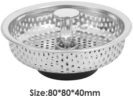 Replace Kitchen Sink Stopper Durable Filter Cover Stainless Steel Bathroom Basin Drainer Household Sink Accessories