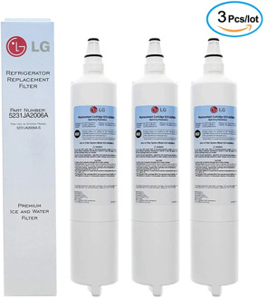 Replace the refrigerator filter LG LT600P, suitable for 5231JA2006, 5231JA2006A, 5231JA2005A, 5231JA2006F, 5231JJ2001C. 3 pack