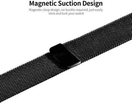 Replaceable Stainless Steel Watch Band Milanese Magnetic Buckle Strap Compatible with Apple Watch 2/3/4/5/6/se 38/40mm Silver