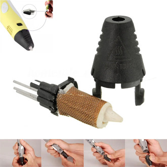 Replacement Nozzle Extruder Print Head for First Second Generation 3D Printing Pen Birthday Gift 3D Printer Pen Drawing