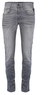 Replay 360° Elasticity Slim-Fit Jeans Grijs Gebleekt Replay , Gray , Heren - W36 L34