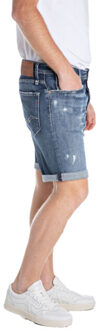 Replay Aged short - maat 36 Blauw