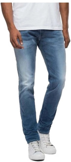 Replay Anbass Hyperflex slim fit jeans met stretch Indigo - W33/L32