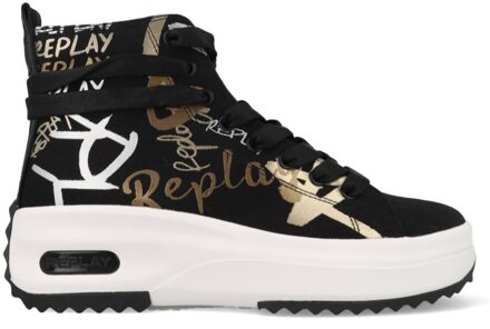 Replay Aqua 2 Popart RZ5M0001T-1673 Zwart maat