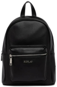 Replay Backpacks Replay , Black , Dames - ONE Size