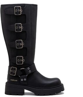 Replay Brigitte Multi Boots RL680006S-0003 Zwart maat