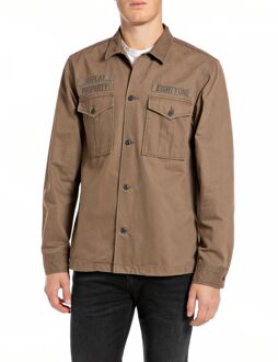 Replay Casual Shirt bruin - L