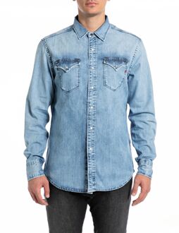 Replay Casual Shirt licht blauw - S;L;XL