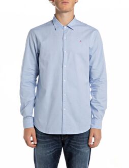 Replay Casual Shirt licht blauw - S;L