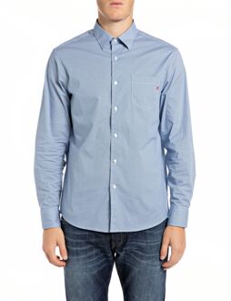 Replay Casual Shirt licht blauw - XL;L;M