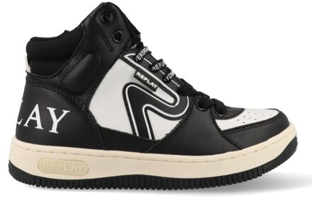 Replay Epic JR Mid Boy 4 JZ430019S-0008 Zwart / Wit maat
