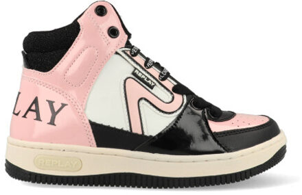 Replay Epic jr mid girl 7 jz4020s-0746 / wit / roze Zwart - 31