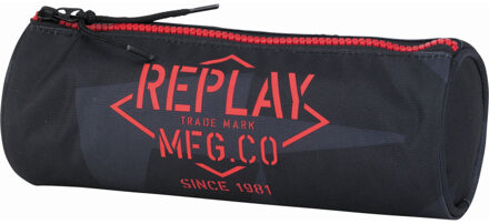 Replay etui black camouflage