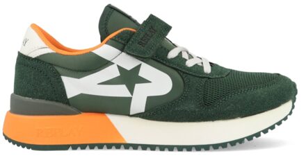 Replay Fiber JR Boy JS850005S-1526 Groen / Oranje maat