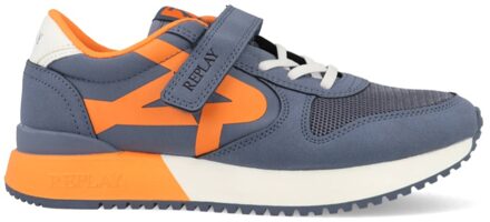 Replay Fiber JR Boy JS850005S-2462 Blauw maat Silver