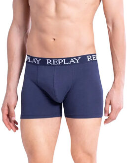 Replay Heren boxershort melange (set van 2) Grijs - XXL / XXXL