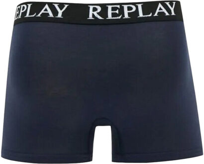 Replay Heren boxershort (pakket van 3) Blauw - S