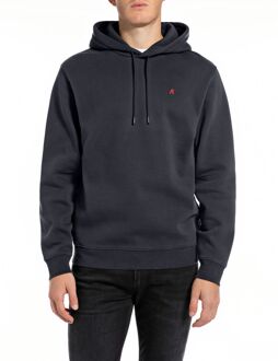 Replay Hoodie donker blauw - M;L