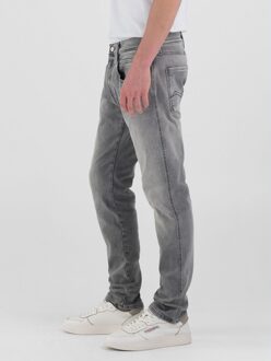 Replay Hyperflex Jeans Anbass Stretch Denim Medium Grey  34-32 Grijs