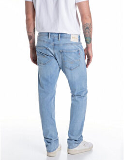 Replay M1075 grover  heren denim regular straight  rep - maat 33-32 Indigoblauw