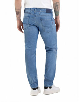 Replay M914y anbass 000.879 12a 009 heren denim slim fit rep - maat 32-34 Indigoblauw