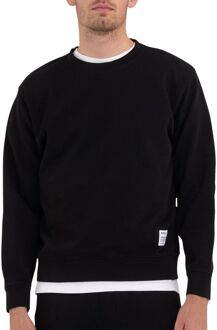 Replay Micro Print Sweater Heren zwart