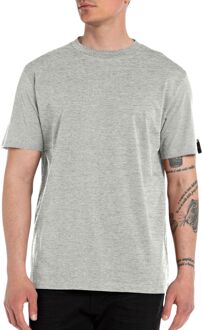 Replay Patch Logo Shirt Heren grijs - XL