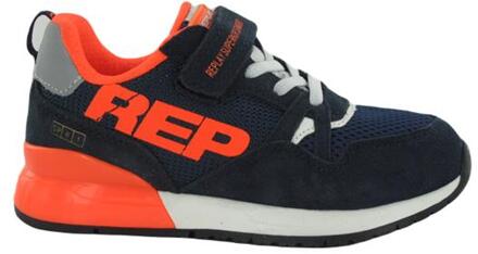 Replay Shoot JR 8 JS290023L-3192 Blauw / Wit-39 maat 39