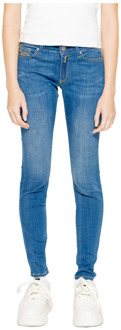 Replay Skinny Jeans Lente/Zomer Collectie Replay , Blue , Dames - W28 L30,W31 L30,W27 L30,W32 L30,W33 L32,W29 L30,W25 L30