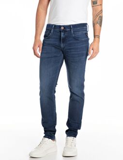 Replay Slim Fit ANBASS donker blauw - 32-L30;32-L32;32-L34;33-L30;33-L32;33-L34;34-L30;34-L32;34-L34;36-L30;36-L32;36-L34;38-L32;29-L32;29-L34;30-L30;30-L32;31-L30;31-L32;31-L34