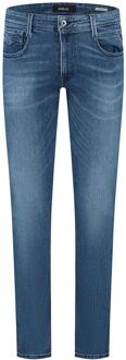 Replay Slim Fit Blauwe Jeans Anbass Pants Replay , Blue , Heren - W31 L34