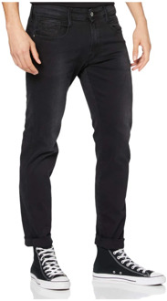 Replay Slim-fit Denim Jeans Replay , Black , Heren - W29 L32,W30 L32,W34 L32,W32 L32,W33 L32,W31 L32