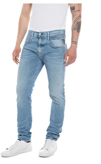 Replay Slim-Fit Jeans voor Heren - Stijlvol en Comfortabel Replay , Blue , Heren - W36 L34,W34 L34,W38 L34,W32 L34,W31 L34,W33 L34,W30 L34