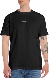 Replay Small Logo Shirt Heren zwart - XL