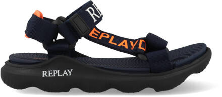 Replay Spacer JT540001T-3452 Blauw / Oranje-32 maat 32